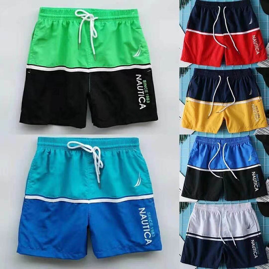 Color color shorts male European and American style fashion trend casual three-point sports pants home outdoor ejaculation beach pants spring and summer