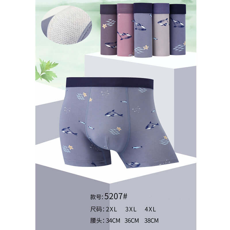 Breathable Cotton Men's Underwear Pants