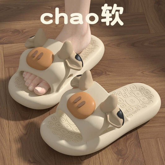 Girls' heart cute slippers women's summer ins style indoor home bathroom non-slip stepping shit feeling eva sandals and slippers for outerwear