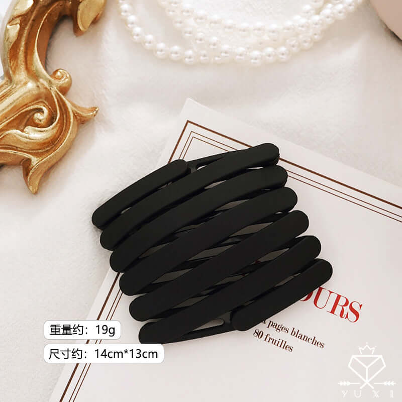 Telescopic headband hair bundle new portable folding out of the hair card summer invisible band tooth fashion headband female