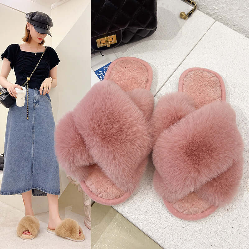 Cozy Plush Slippers - Anytime Comfort