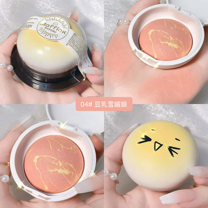 MAFFICK dessert group monochrome blush brightening skin color nude makeup natural color element full of teenage heart powder