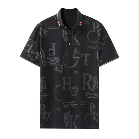 2021 メンズ Tianshi Roman Polo 甘い夏の新ビジネス Threader クリア Bleble 半袖アイスフィラメント Tシャツ C