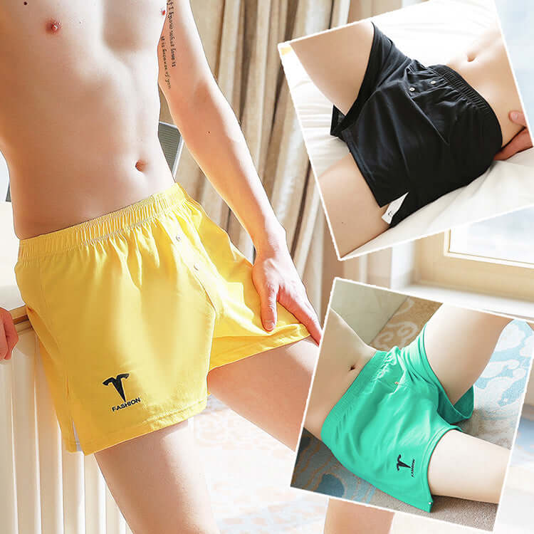 Stylish Loose Cotton Men's Shorts