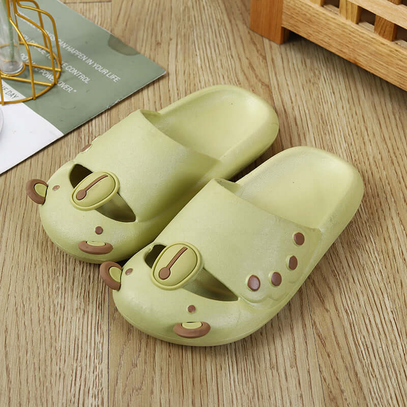 Baotou semi-slippers women's summer new cute thick-soled student word sandals and slippers women's hole shoes women's foreign trade distribution