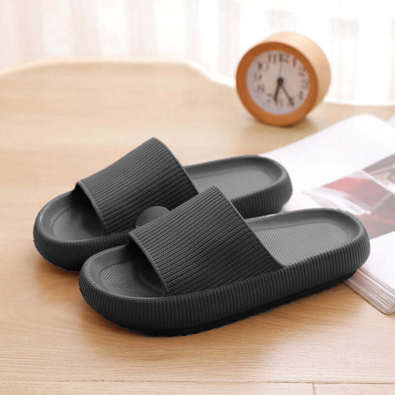 Men's and women's couples 4cm thick-soled slippers 2021 summer new men's indoor rubber and plastic slippers EVA women's slippers