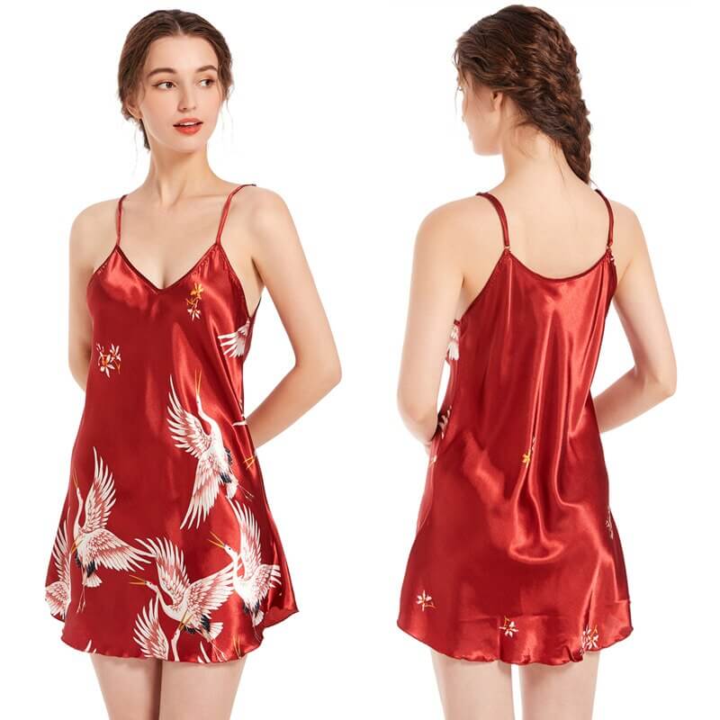 Women's Satin Nightwear | Sexy Spaghetti Strap Giftable