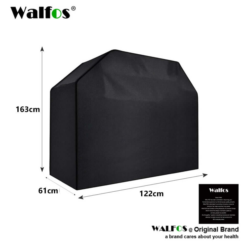 WALFOS Waterproof Grill Cover BBQ Grill Outdoor Rainproof Dustproof Heavy Duty Grill Cover for Gas Charcoal Electric Grill