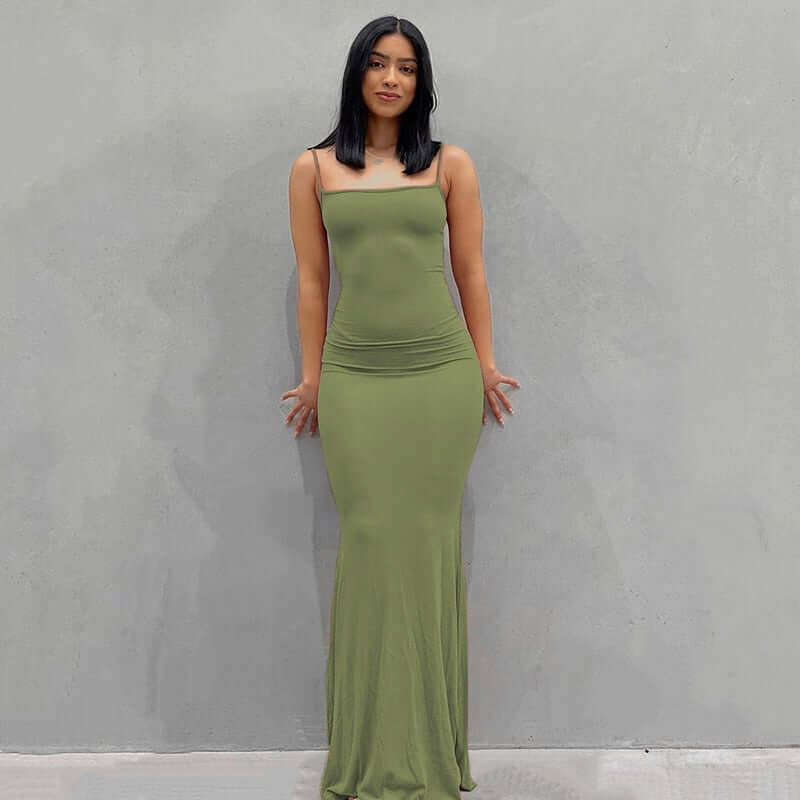 Jade Sleeveless maxi dress