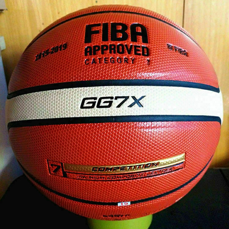US Basketball Ball Official Size 7 PU Leather Outdoor Indoor Match Training Men Women GG7X