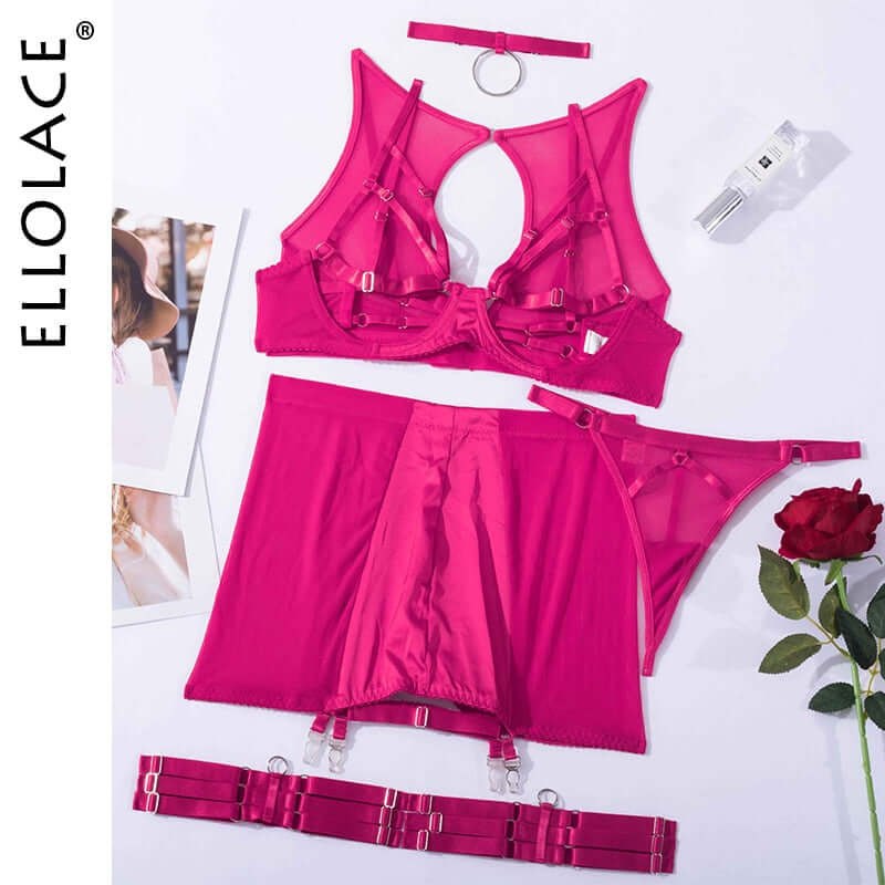 Sexy Hot🔥Fashion - Multi Color Lingerie 5-Piece Sets