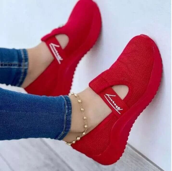 Classic Canvas Red Sneakers Women's -Top Seller-Multi-Colors