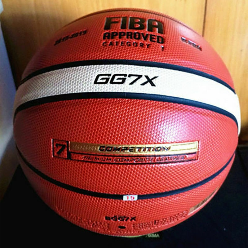 US Basketball Ball Official Size 7 PU Leather Outdoor Indoor Match Training Men Women GG7X