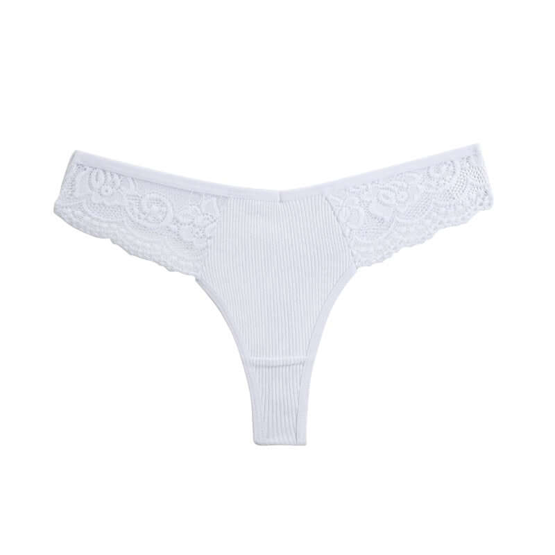 V-Waist Lace Thongs for Women