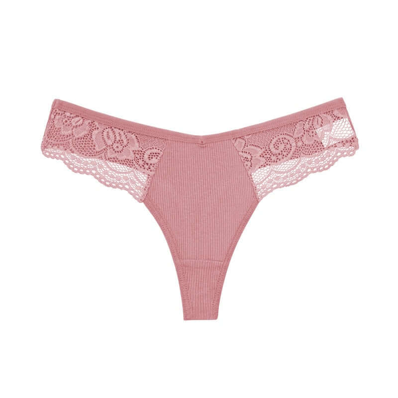 V-Waist Lace Thongs for Women