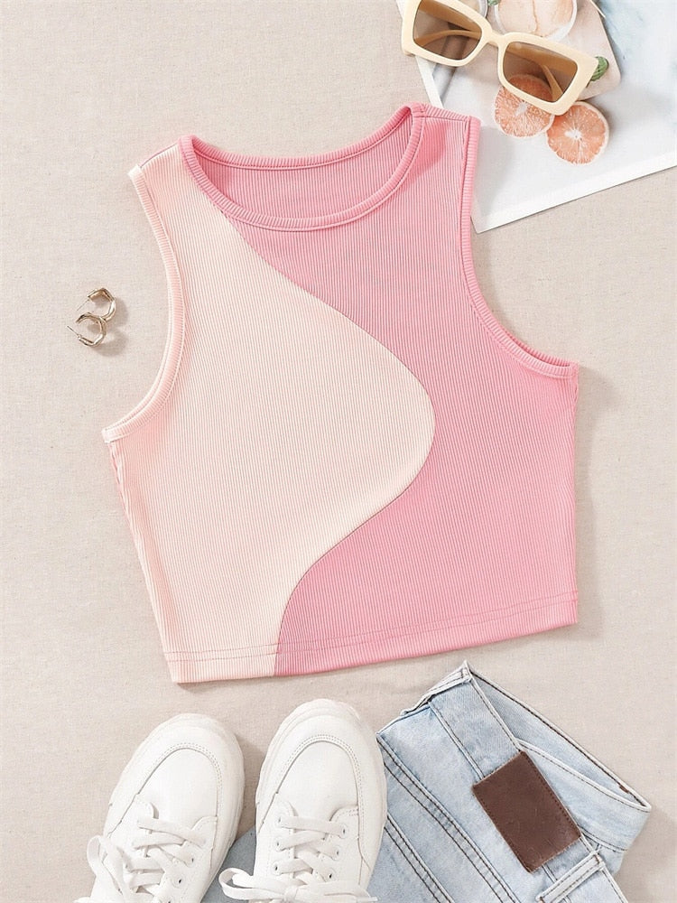 Allison Colour Block Tank Top