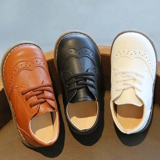 Dress Shoes | Toddler-Little Boy Oxford Style Lace-Up Loafers-Best Seller🏆