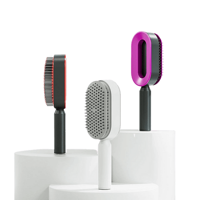 Self-Cleaning & Massaging Hair Brush - GIFTABLE❗🎁