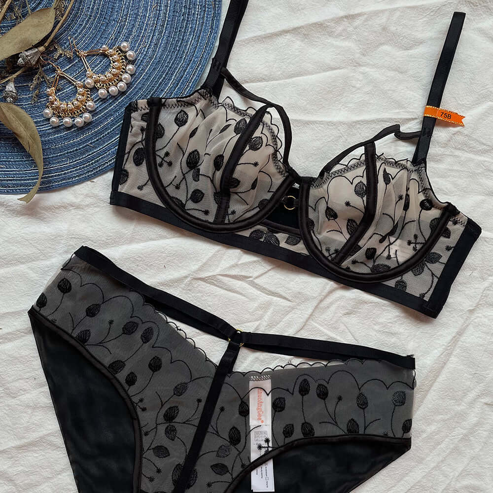 2021 Valentines Day Lingerie Women's Panties Sexy Lingeries Underwear Bra & Brief Sets